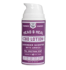 Head & Heal - Lavender Scented CBD Lotion w/ Arnica - 300mg