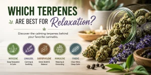 Guide to the best cannabis terpenes for relaxation